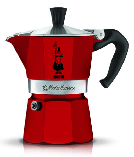 Bialetti Moka Express 3TZ rossa Tee- & Kaffeezubereitung Bialetti Moka Express 3TZ rossa Tee- & Kaffeezubereitung