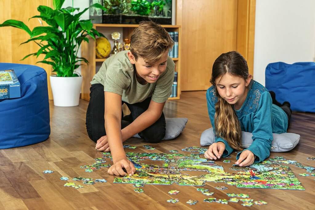 Ravensburger 12924 Puzzle EXIT Puzzle Kids Die Dschungelexpedition 368 Teile Ravensburger 12924 Puzzle EXIT Puzzle Kids Die Dschungelexpedition 368 Teile