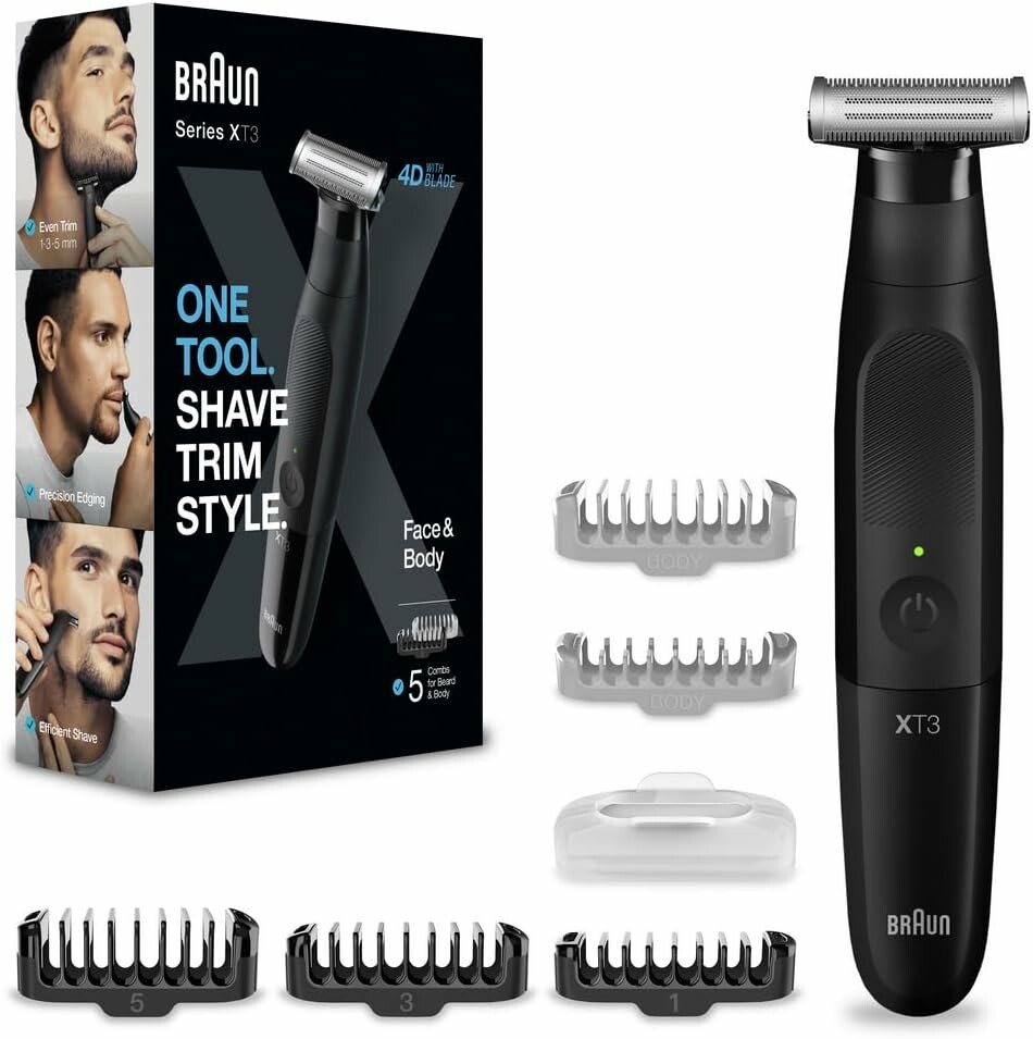 Braun Series XT 3200 Face+Body Bart- und Haarschneider Braun Series XT 3200 Face+Body Bart- und Haarschneider