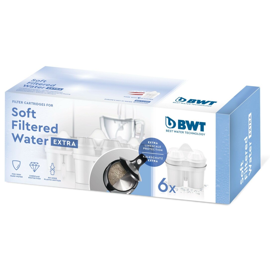 BWT 814873 6er Pack Soft Filtered Water EXTRA BWT 814873 6er Pack Soft Filtered Water EXTRA