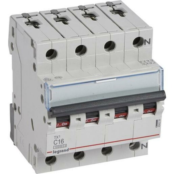 Legrand 404239 Leitungsschutzschalter 16 A 400 V/AC Legrand 404239 Leitungsschutzschalter 16 A 400 V/AC