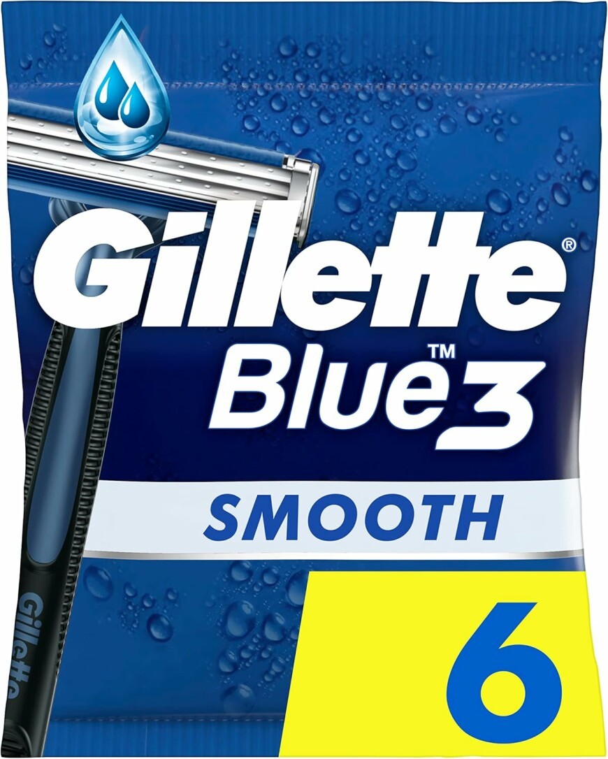 Gillette Blue 3 Smooth Einwegrasierer 6er Gillette Blue 3 Smooth Einwegrasierer 6er