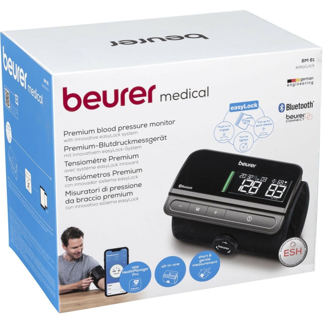 Beurer BLUTDRUCKMESSGERÄT BLUETOOTH (BM 81 BT     OBERARM) Beurer BLUTDRUCKMESSGERÄT BLUETOOTH (BM 81 BT     OBERARM)