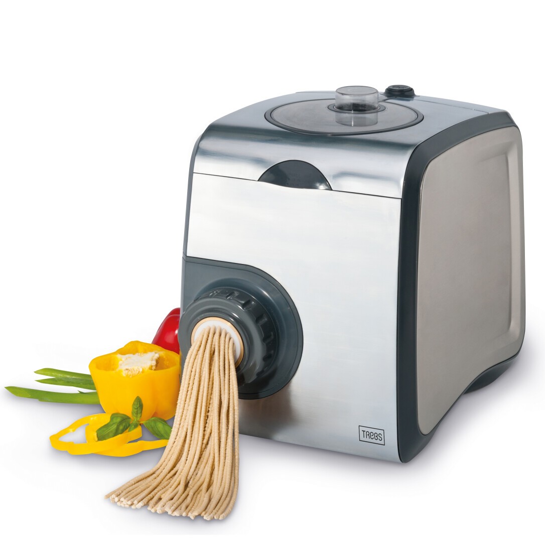 Trebs PastaGusto Vollautomatische Nudelmaschine, 200 Watt, inklusive 14 Zubehörteile Trebs PastaGusto Vollautomatische Nudelmaschine, 200 Watt, inklusive 14 Zubehörteile
