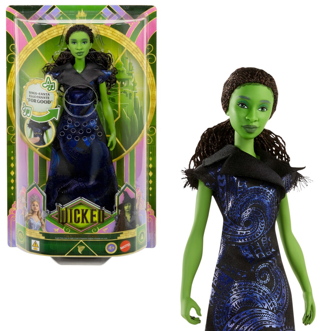 Mattel Wicked Singende Elphaba-Modepuppe Movie 2 Mattel Wicked Singende Elphaba-Modepuppe Movie 2