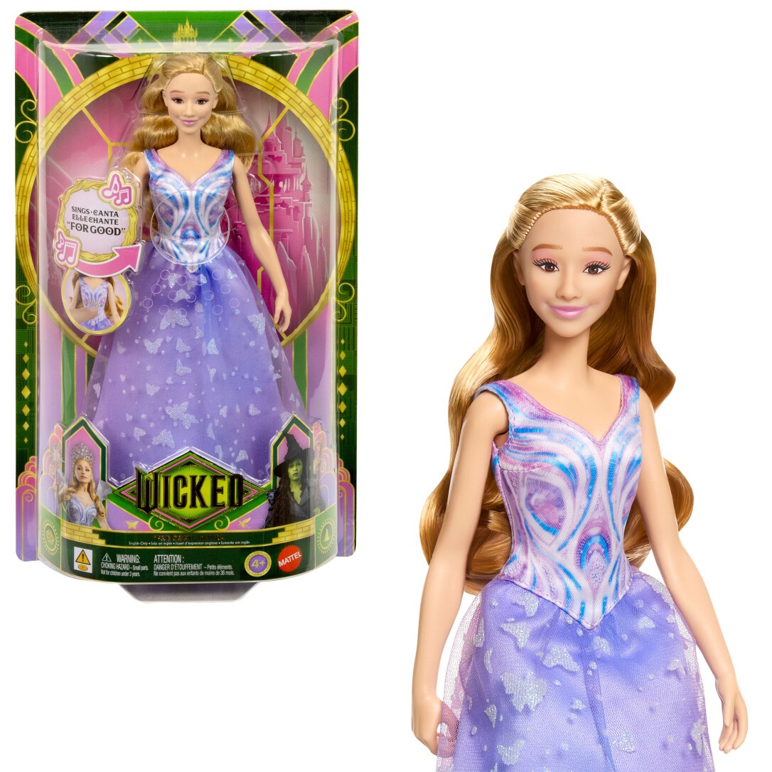 Mattel Wicked Singende Glinda-Modepuppe Movie 2 Mattel Wicked Singende Glinda-Modepuppe Movie 2