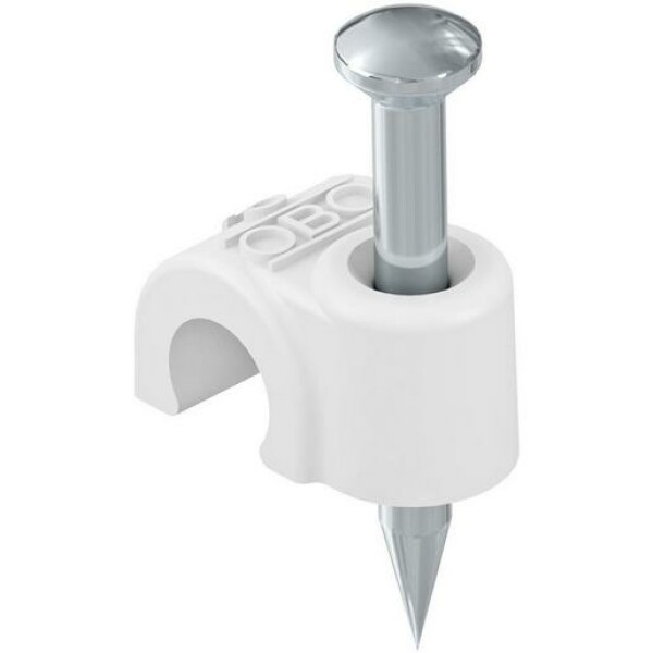 Multipack OBO NAGEL-CLIPS F.KABEL 8MM WEISS (2008 35 RW) - 100 Stück Multipack OBO NAGEL-CLIPS F.KABEL 8MM WEISS (2008 35 RW) - 100 Stück