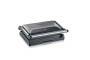SEVERIN KG 2394 - Black - Grey - Metallic - Stainless steel - Rectangular - Griddle - 230 x 145 mm - Hinged lid