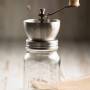 KILNER Kaffeemühle mit Drehkurbel und Glas