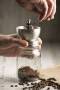 KILNER Kaffeemühle mit Drehkurbel und Glas