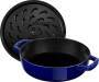 Staub Schmorpfanne Chistera, 28 cm | rund | Gusseisen | Graphit-Grau (40511-470-0)