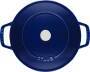 Staub Schmorpfanne Chistera, 28 cm | rund | Gusseisen | Graphit-Grau (40511-470-0)