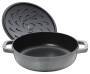 Staub Schmorpfanne Chistera, 28 cm | rund | Gusseisen | Graphit-Grau (40511-470-0)