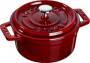 Staub Mini Cocotte 10cm rund grenadine, Gusseisen Auflaufformen + Bräter
