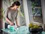 Leifheit Set Fenstersauger Dry & Clean mit Stiel und Einwascher (51003)