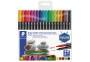 STAEDTLER Doppelfasermaler permanent div. Farben 18-teilig retail (3187 TB18)