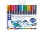 STAEDTLER Fasermaler Doppelspitze wasserverm.18ST (3001 TB18)