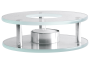 HIT Trading B.V. Stövchen rund 12 cm Glas