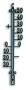 TFA-DOSTMANN Innen/Außenthermometer Metall rostfrei 42cm