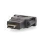 Nedis HDMI™ -Adapter / HDMI™ Stecker / DVI-D 24+1-Pin Buchse / Vergoldet / Gerade / ABS / Anthrazit / 1 Stück / Box