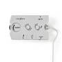 Nedis Audio-Schalter| Anschlüsse– Eingang 2x 3.5-mm-Stecker|– Ausgang 3x