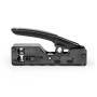Nedis Crimp pliers / CAT5 / CAT5e / CAT6 / CAT6a / CAT7 / RJ12 / Schneiden / Zange / ABS / Stahl / Schwarz