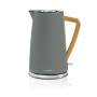Nedis KAWK510EGY - 1.7 L - 2200 W - Grey - Stainless steel - Water level indicator - Cordless