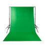 Nedis Photo Studio-Hintergrund Set / 1,90 x 2,95 m / Tragetasche enthalten / Stativ enthalten / Schwarz / 1 Stück