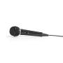 Nedis Kabelgebundenes Mikrofon / Cardioid / Festkabel / 5.00 m / 80 Hz - 12 kHz / 600 Ohm / -75 dB / Ein-/Ausschalter / ABS / Schwarz