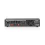 Nedis PA-Verstärker / RMS-Ausgang: 2x 100 W @ 8 Ohm / 2x 150 W @ 4 Ohm / 2 Kanäle / 2U / 19" Rack montierbar / Metall / Schwarz