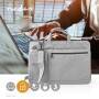 Nedis Notebook-Tasche| 17 - 18"| Das Tragen Gürtel| 8 Fächer| 30 mm| 320| 460