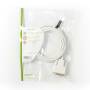 Nedis Mini Displayport-Kabel / DisplayPort 1.2 / Mini DisplayPort Stecker / DVI-D 24+1-Pin Stecker / 21.6 Gbps / Vernickelt / 2.00 m / Rund / PVC / Weiss / Umschlag