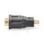Nedis HDMI™ -Adapter / HDMI™ Stecker / DVI-D 24+1-Pin Buchse / Vergoldet / Gerade / ABS / Anthrazit / 1 Stück / Box