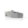 Nedis RJ45-Stecker / Stecker / Solid UTP CAT6 / Gerade / Vergoldet / 10 Stück / PVC / Grau / Box