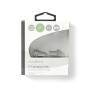 Nedis F-Stecker| gerade| Stecker| Vernickelt| 75 Ohm| Twist-on|