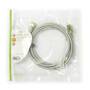 Nedis CAT7-Netzwerkkabel / S/FTP / RJ45 Stecker / RJ45 Stecker / 2.00 m / Snagless / Rund / LSZH / Grau / Umschlag