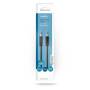 Nedis Stereo-Audiokabel / 3.5 mm Stecker / 3.5 mm Stecker / Vernickelt / 0.50 m / Rund / Schwarz / Blister