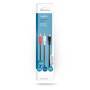 Nedis Stereo-Audiokabel / 2x RCA Stecker / Cinch Buchse / Vernickelt / 0.20 m / Rund / Blister