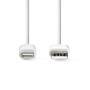 Nedis USB-Kabel| USB 2.0| Apple Lightning 8-Pin| USB-A Stecker| 480 Mbps| Vernickelt - Cable - Digital