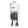 Nedis Stereo-Audiokabel / 3.5 mm Stecker / 2x RCA Stecker / Vernickelt / 3.00 m / Rund / Dunkelgrau / Kartonhülle