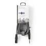 Nedis Balanced Audio-Kabel| XLR 3-Pin Stecker| 6.35 mm| Vernickelt| 3.00 m|
