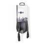 Nedis Balanced Audio-Kabel / XLR 3-Pin Stecker / 2x RCA Stecker / Vernickelt / 3.00 m / Rund / PVC / Dunkelgrau / Kartonhülle
