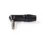 Nedis Audio-Anschluss| abgewinkelt| Stecker| Vernickelt| Lot| - Cable