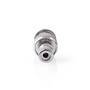 Nedis BNC-Adapter| BNC-Stecker| Cinch Buchse| Vernickelt| 50 Ohm| Gerade| Metall|