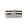 Nedis Satelliten- und Antennenadapter| F Male Schnell|| Vernickelt| 75