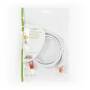 Nedis CAT6-Netzwerkkabel / RJ45 Stecker / RJ45 Stecker / U/UTP / 2.00 m / Rund / PVC / Weiss / Umschlag