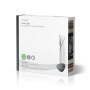 Nedis Antennenkabel auf Rolle / 4G / LTE Secure / 75 Ohm / 3-fach geschirmt / ECA / 25.0 m / Koax / PVC / Weiss / Kartonverpackung