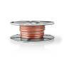 Nedis Lautsprecherkabel / 2 x 4.00 mm² / Kupfer / 15.0 m / Rund / PVC / Transparent / Rolle