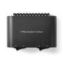 Nedis Lautsprecher Control Box / 2-Port port(s) / Klemmschrauben / Lautsprecherimpedanz: 4-16 Ohm / Maximale Belastung pro Kanal: 150 W / Aluminium / Schwarz