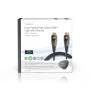 Nedis Aktive optische High Speed ​​HDMI-Kabel mit Ethernet / HDMI™ Stecker / HDMI™ Stecker / 4K@60Hz / 18 Gbps / 30.0 m / Rund / PVC / Schwarz / Kartonverpackung